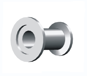 C10516448, KF/NW40 - 16 Reducing piece Stainless Steel - Vacuum